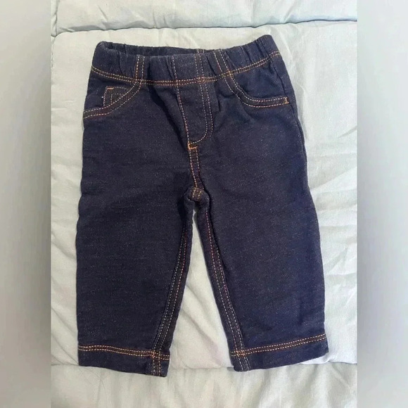 Carter’s Baby Boys Faux Denim Jeans (Size 6 Months) - Picture 1 of 3